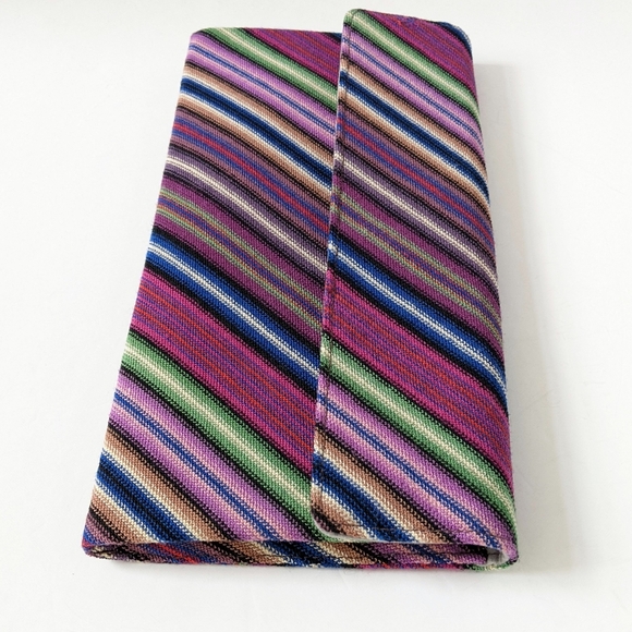 Estée Lauder x Missoni Signature Chevron Print Multicolor Clutch Bag - Picture 2 of 15